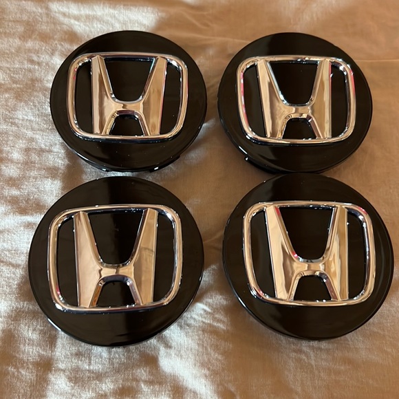 HONDA Other Honda Black Center Cap Set Of 4 Poshmark